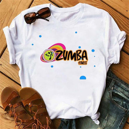 Printed short sleeve t-shirt women's top