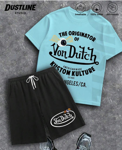 Printed short sleeves