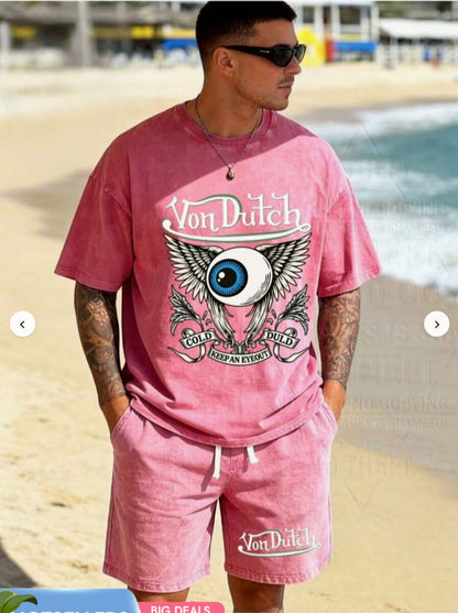 Printed short sleeves