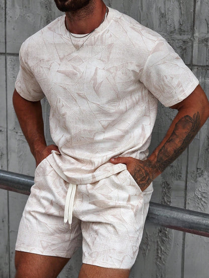 Printed short sleeves