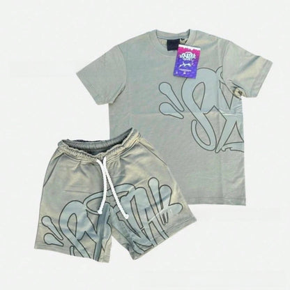 Printed short sleeves