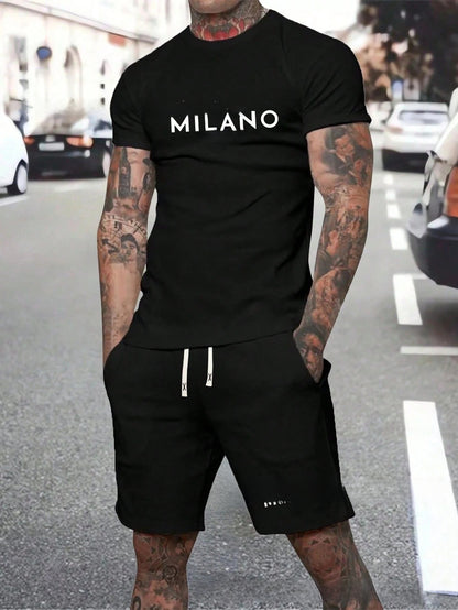 Printed short sleeves