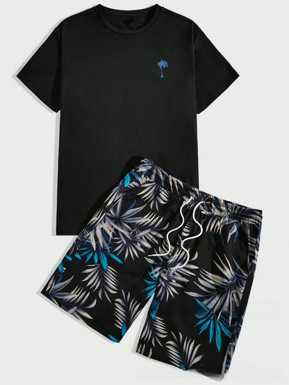 Printed short sleeves