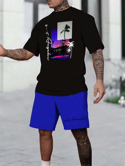 Printed short sleeves