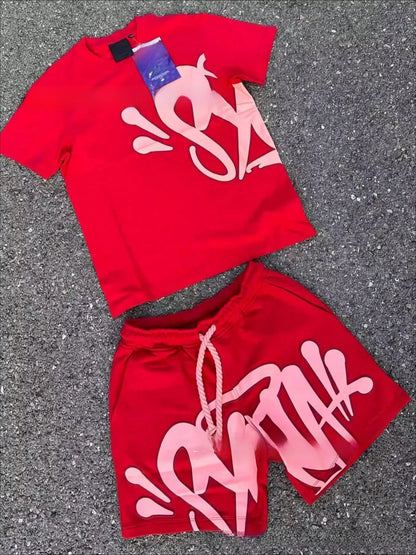 Printed short sleeves