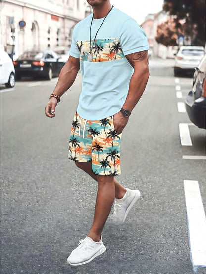 Printed short sleeves