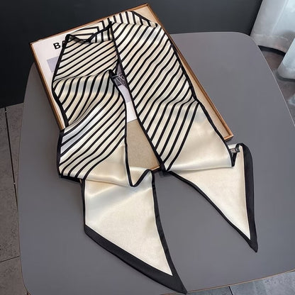 Printed Silk Scarf for Women Fashion Accessory