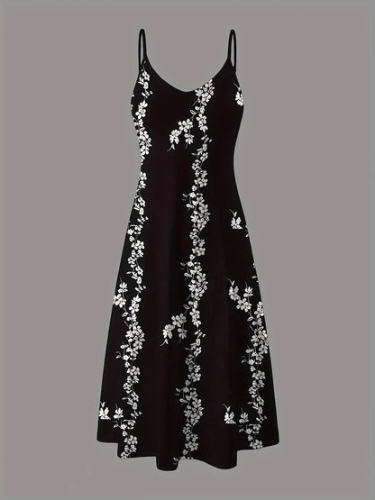 Printed sleeveless dress