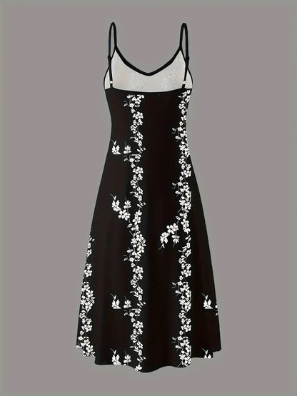 Printed sleeveless dress