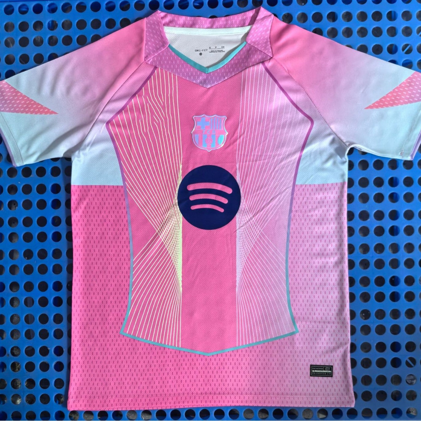 Printed soccer short-sleeved shirt