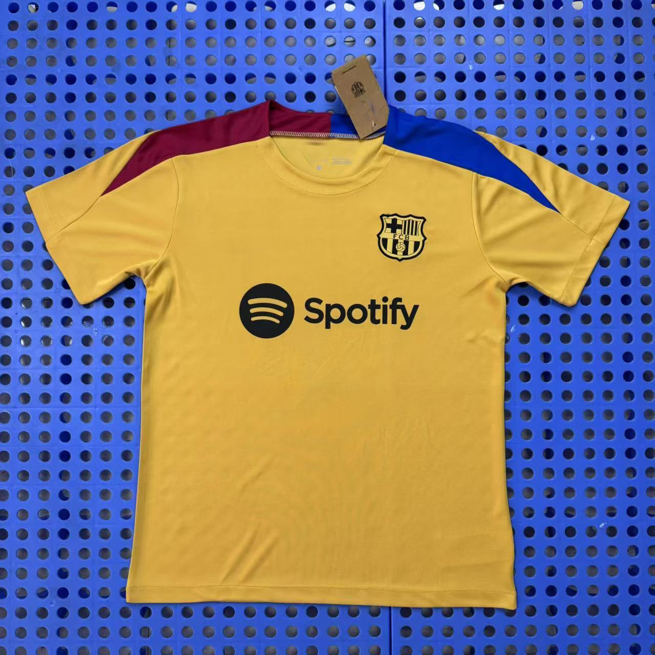 Printed soccer short-sleeved shirt
