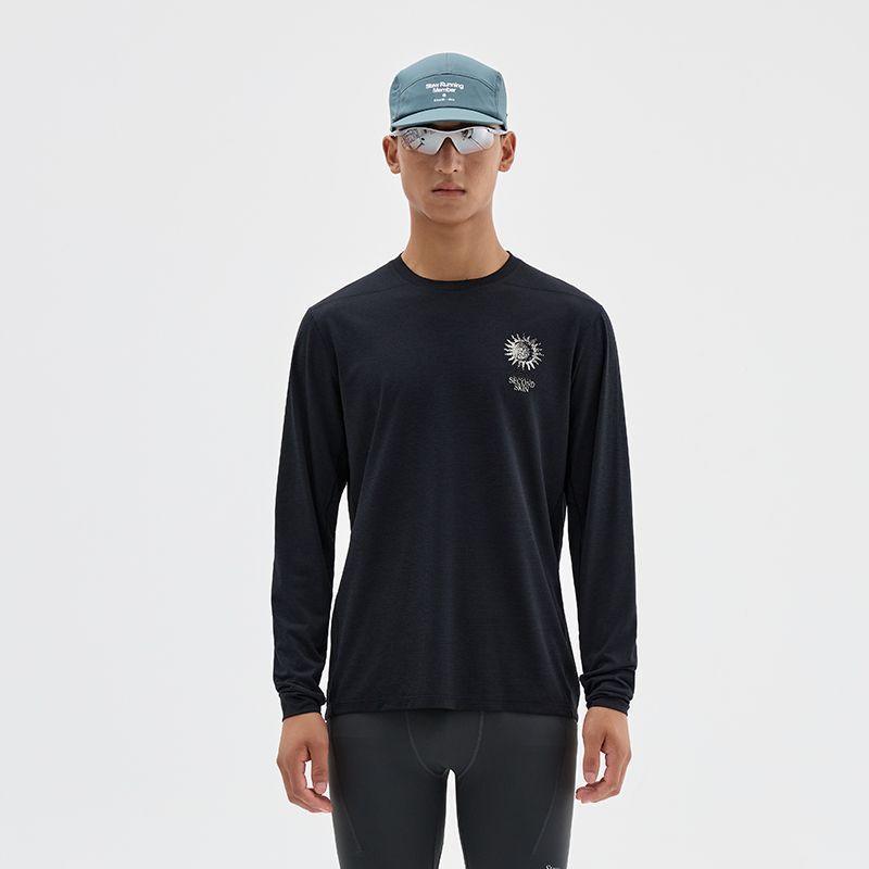 Printed Sports Long-Sleeve T-Shirt Men’s Running Training Marathon Shirt Women’s T-shirt