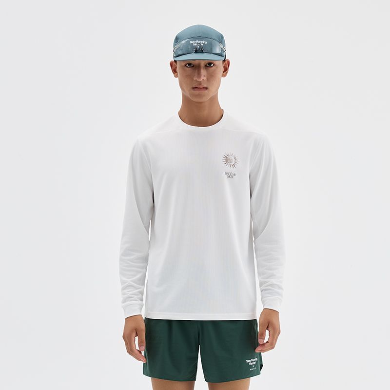 Printed Sports Long-Sleeve T-Shirt Men’s Running Training Marathon Shirt Women’s T-shirt