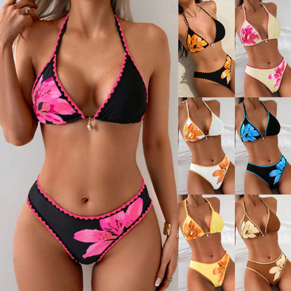 Printed Strapped Bikini