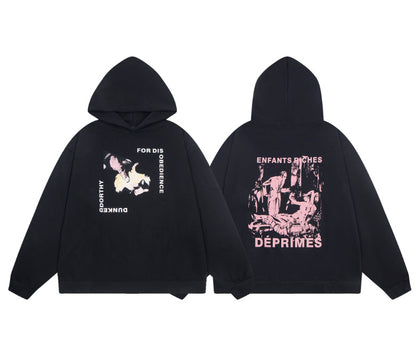 Printed streetwear long-sleeve T-shirt