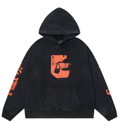 Printed streetwear long-sleeve T-shirt