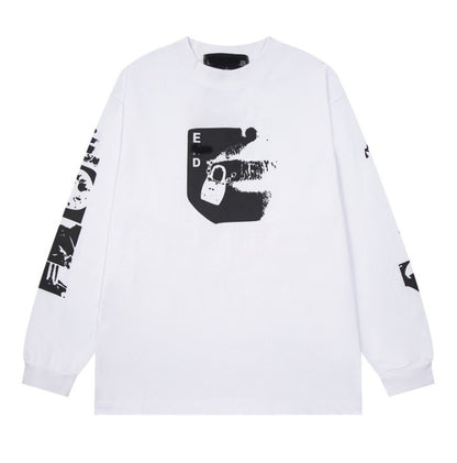 Printed streetwear long-sleeve T-shirt