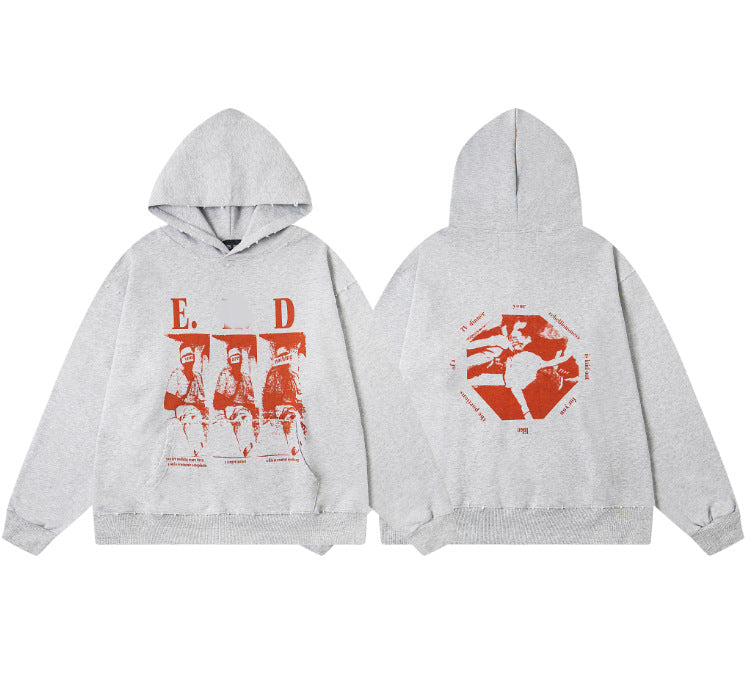 Printed streetwear long-sleeve T-shirt