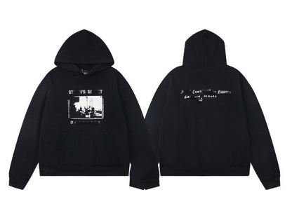 Printed streetwear long-sleeve T-shirt