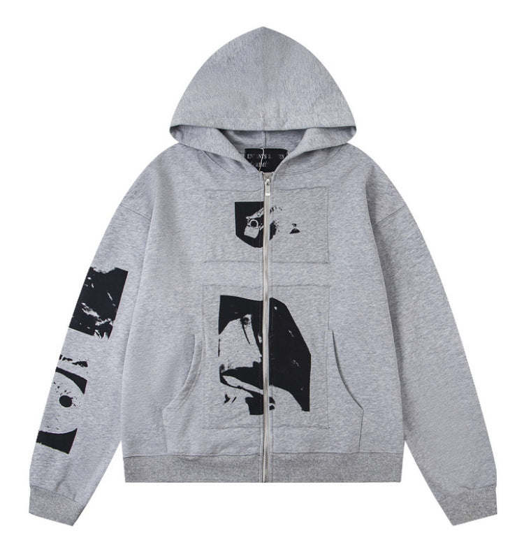Printed streetwear long-sleeve T-shirt