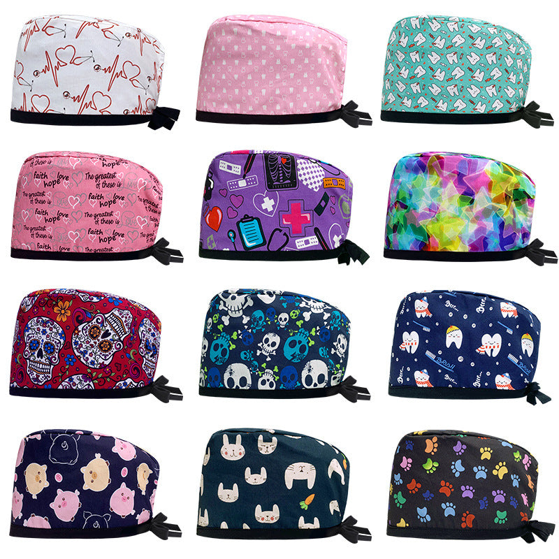 Printed surgical cap