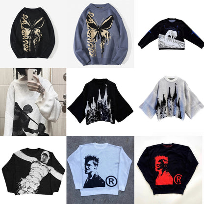 printed sweater