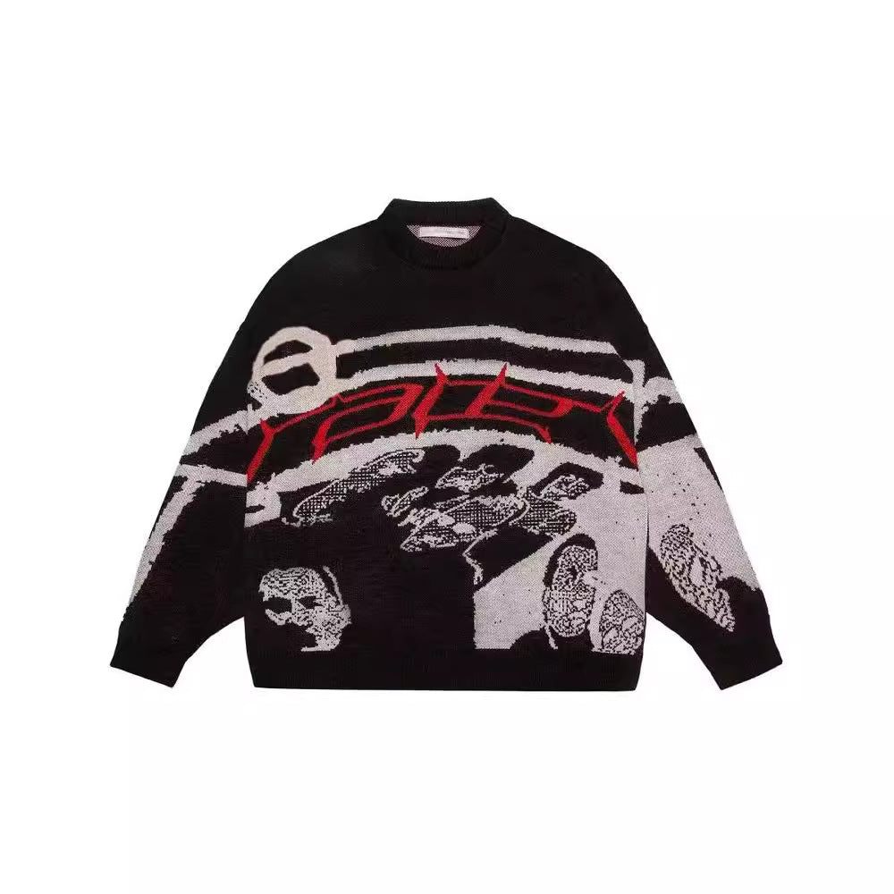 printed sweater