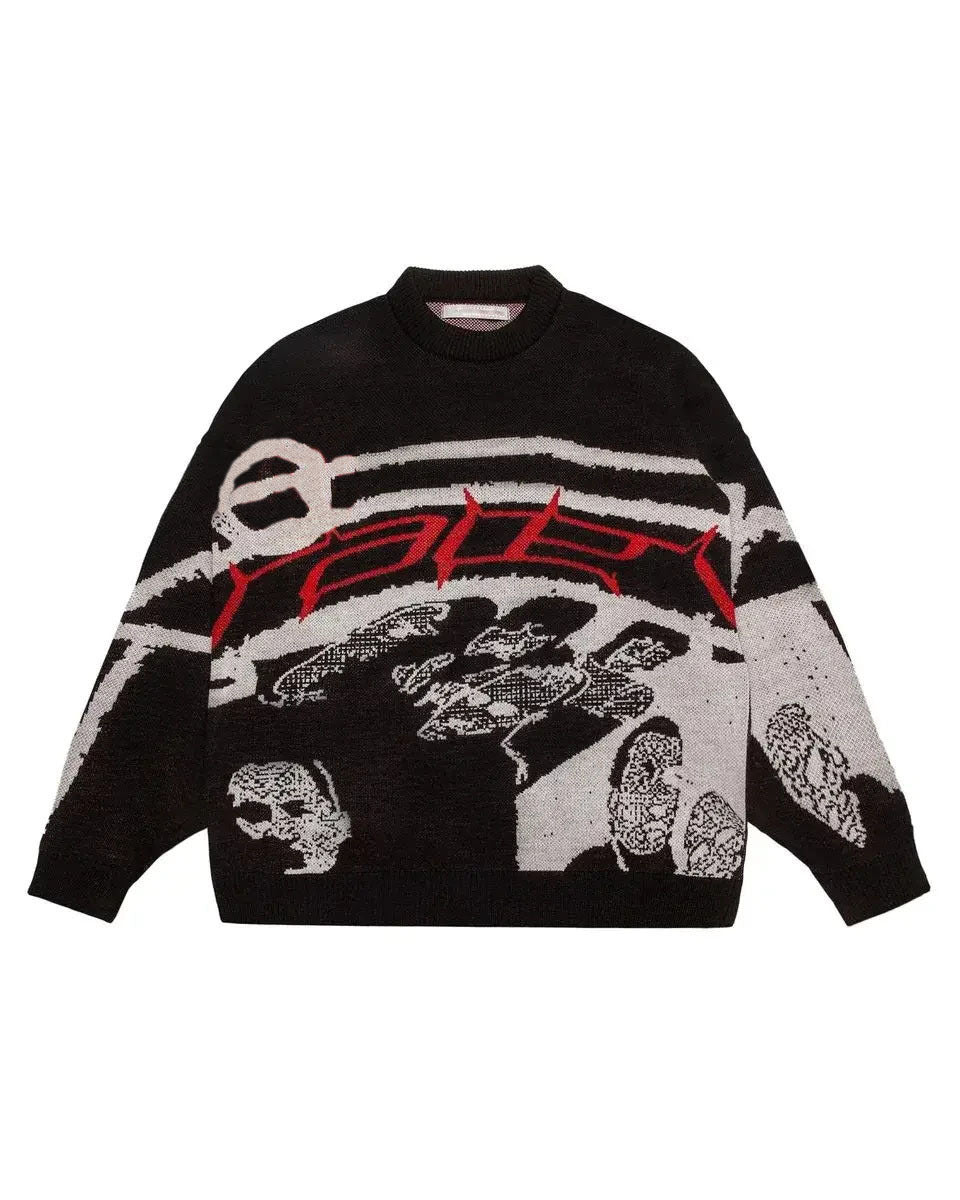 printed sweater