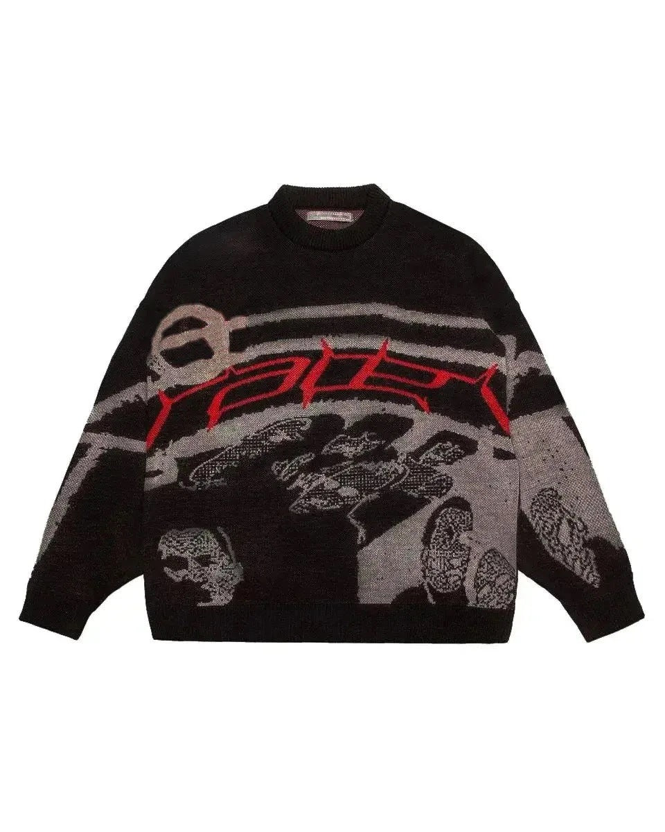 printed sweater