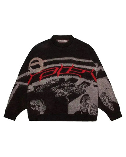 printed sweater