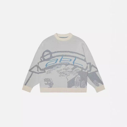 printed sweater