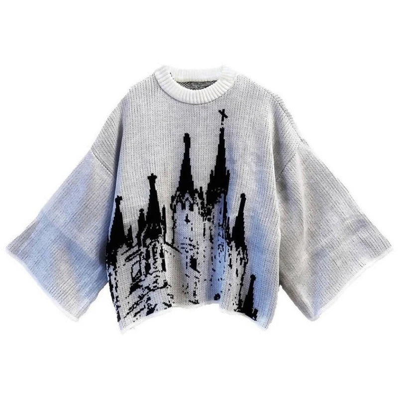 printed sweater