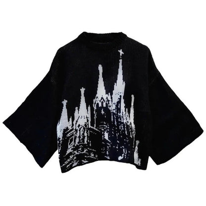 printed sweater