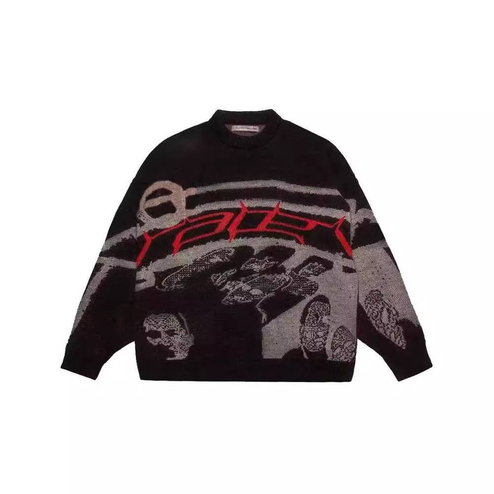 printed sweater