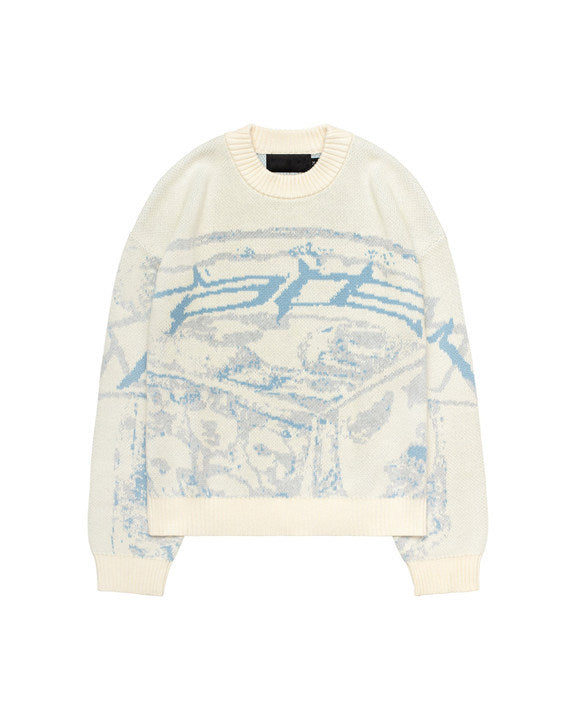 printed sweater