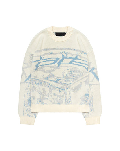 printed sweater