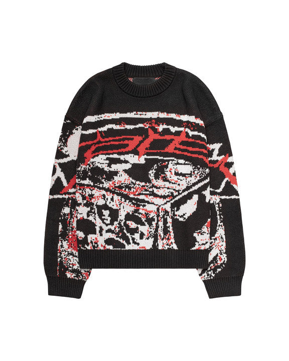 printed sweater