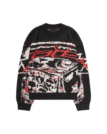 printed sweater