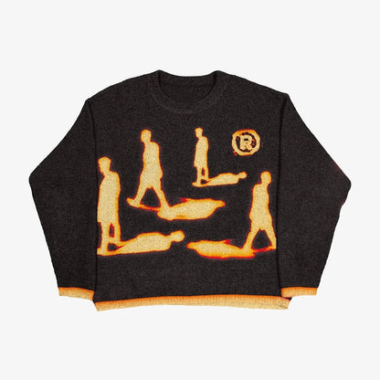 printed sweater