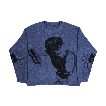 printed sweater