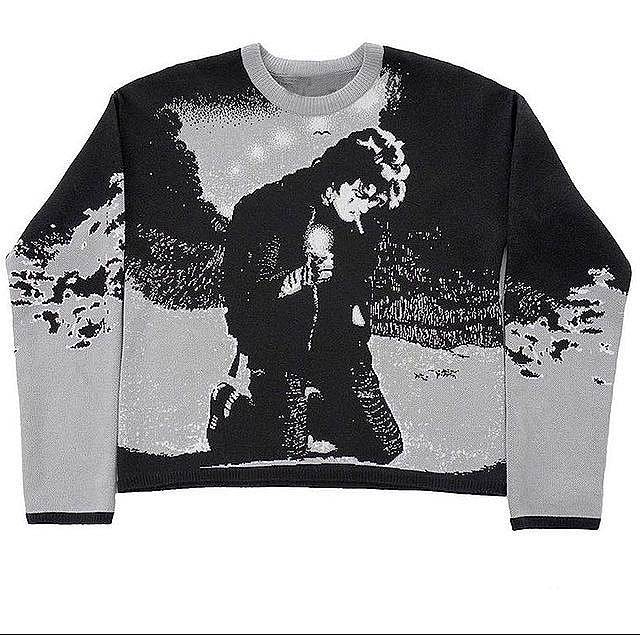 printed sweater