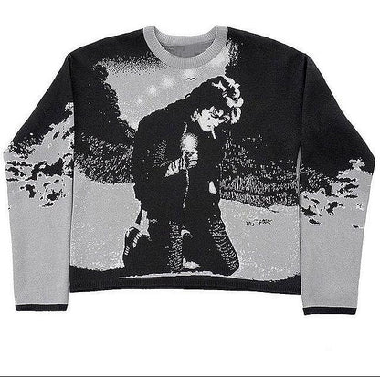 printed sweater