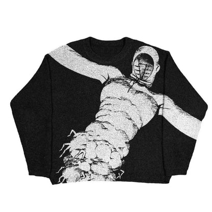 printed sweater