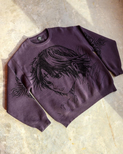 printed sweater