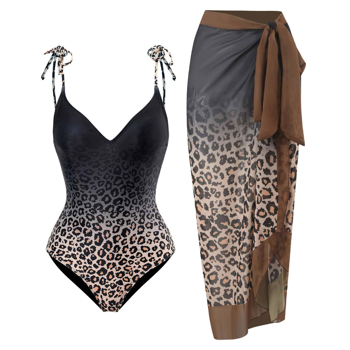 Printed swimming suit for women