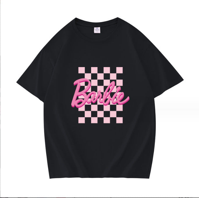 Printed T-shirt short-sleeved top