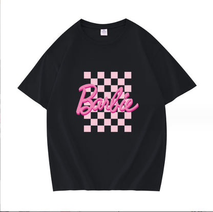 Printed T-shirt short-sleeved top