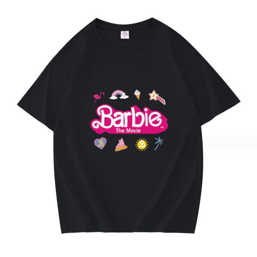 Printed T-shirt short-sleeved top