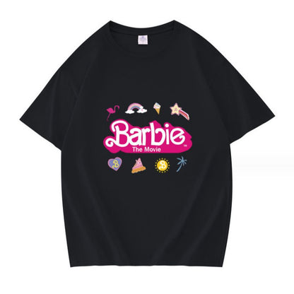 Printed T-shirt short-sleeved top