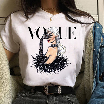 Printed T-shirt - Summer Short Sleeve